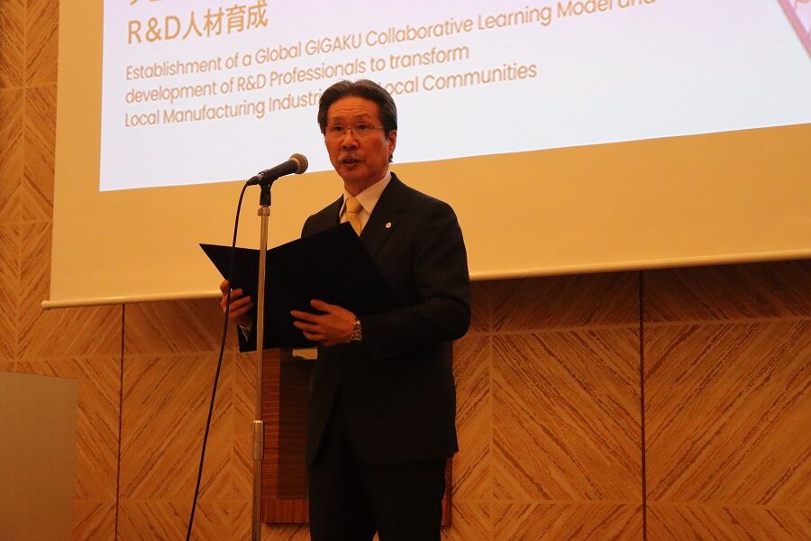 Shigeharu KAMADO, president of NUT