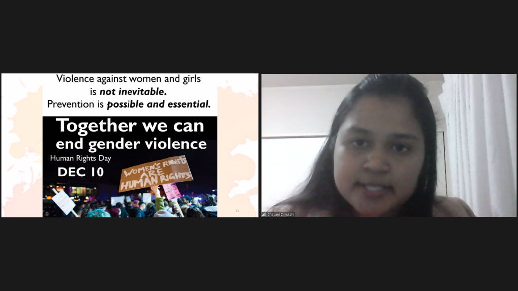 Webinar on Elimination of Violence Against Women
