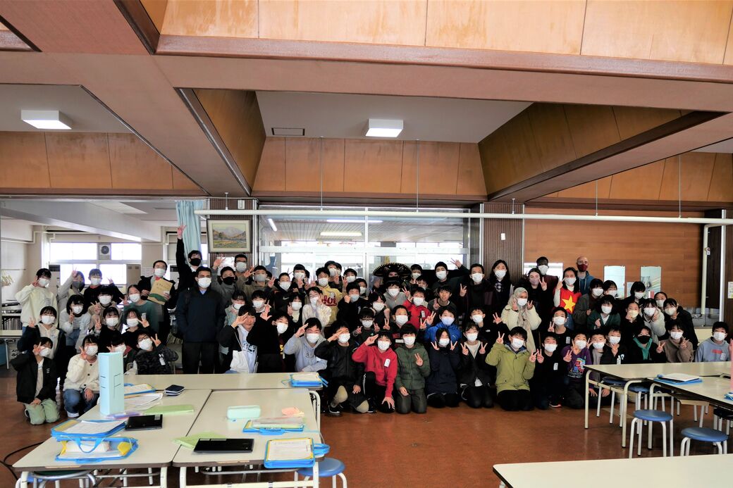 「Let's talk in English with international students!」を開催