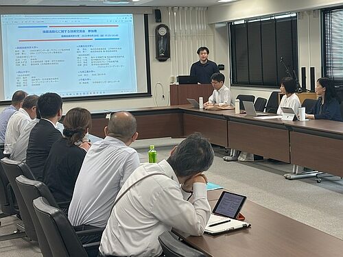 機器遠隔体験の講演会