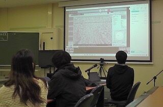 両技科大での機器の半遠隔利用の様子