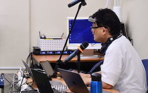 オンライン講習会での講義の様子