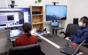 豊橋技科大と長岡技科大での接続テストの様子