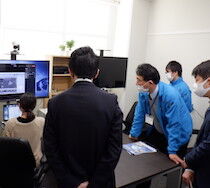 長岡技科大での遠隔デモンストレーションの様子5