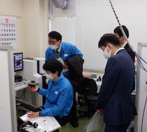 長岡技科大での遠隔デモンストレーションの様子2