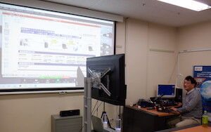 産学連携フォーラムでの講演の様子1