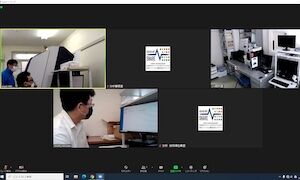 函館高専と長岡技科大での接続の様子2