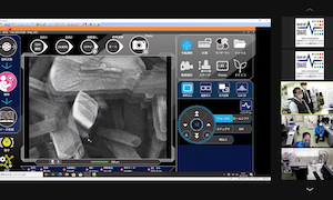 完全遠隔操作の実証実験の様子2
