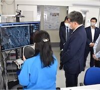 遠隔操作のデモンストレーションの様子3