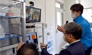 遠隔操作のデモンストレーションの様子4