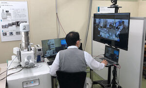 接続テストの様子1