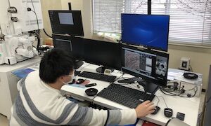 完全遠隔操作の実証実験の様子