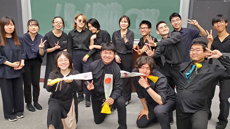 合唱サークルの活動の様子